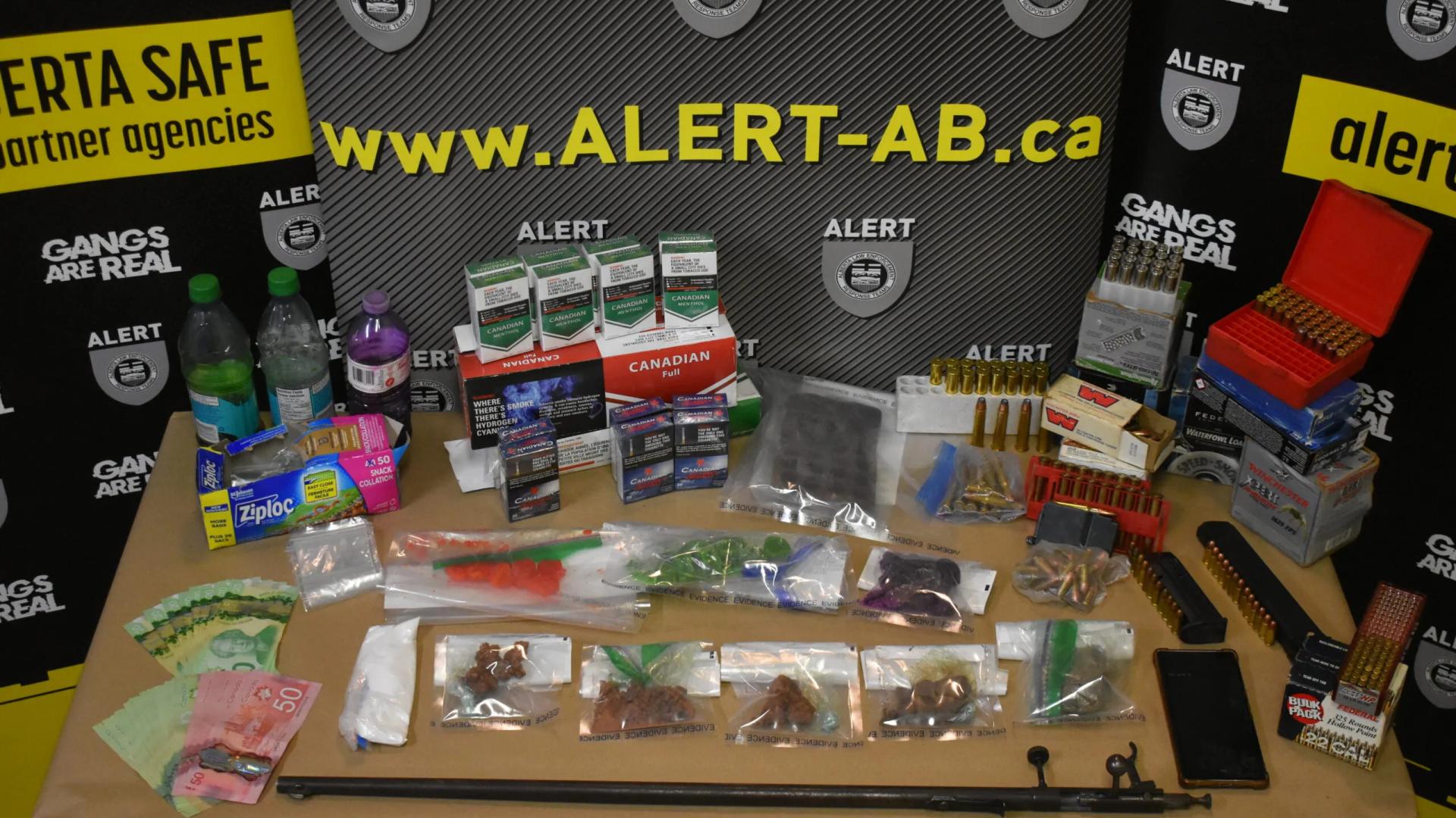 Fentanyl and firearm seized in northern Alberta