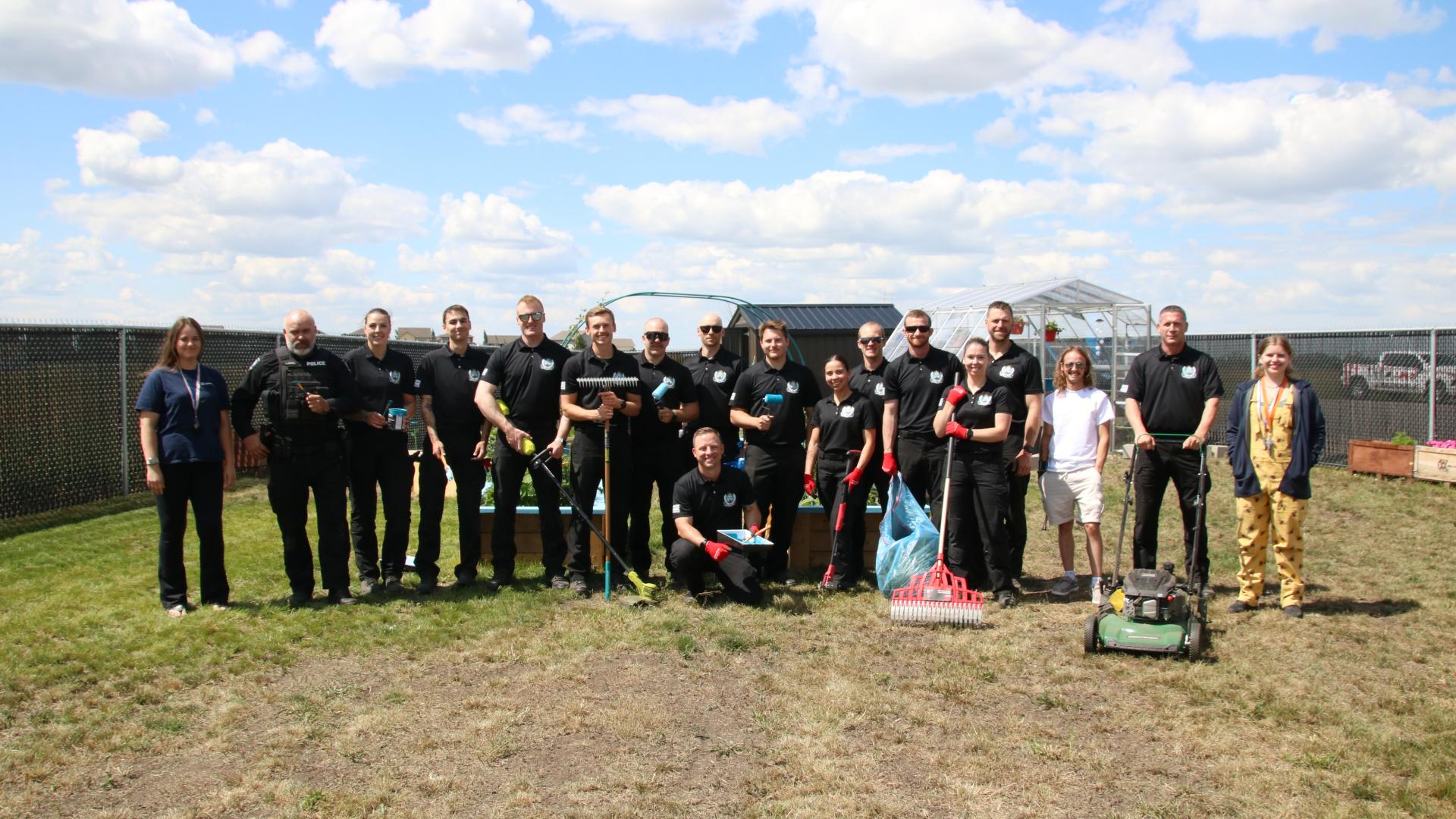GPPS recruits dig in at Sunrise House