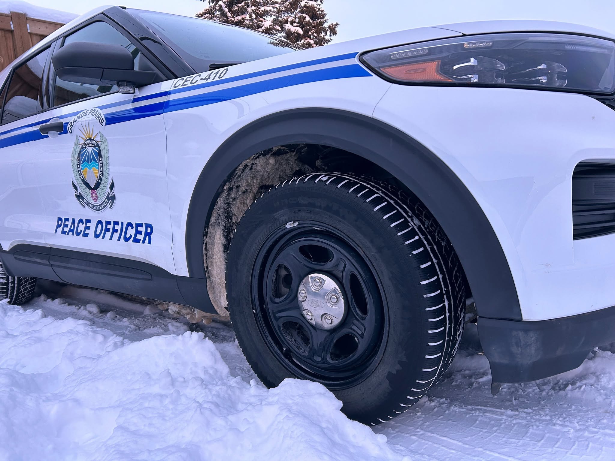 A Grande Prairie Enforcement Services cruiser