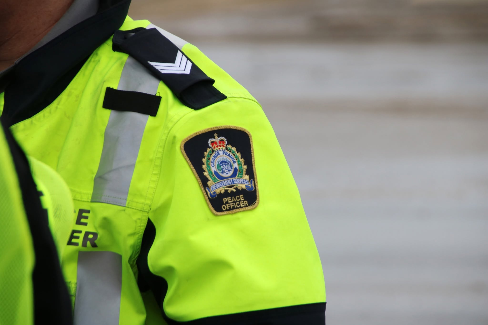 A Grande Prairie Enforcement Services jacket