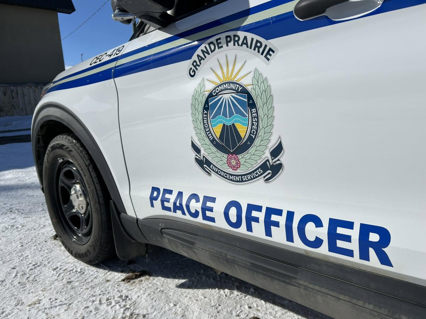 A Grande Prairie Peace Officer vehicle