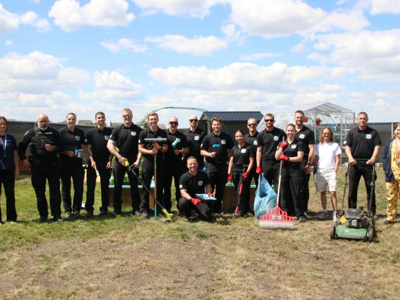 GPPS recruits dig in at Sunrise House