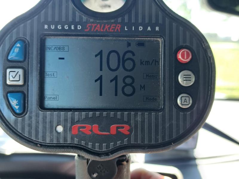 A radar gun