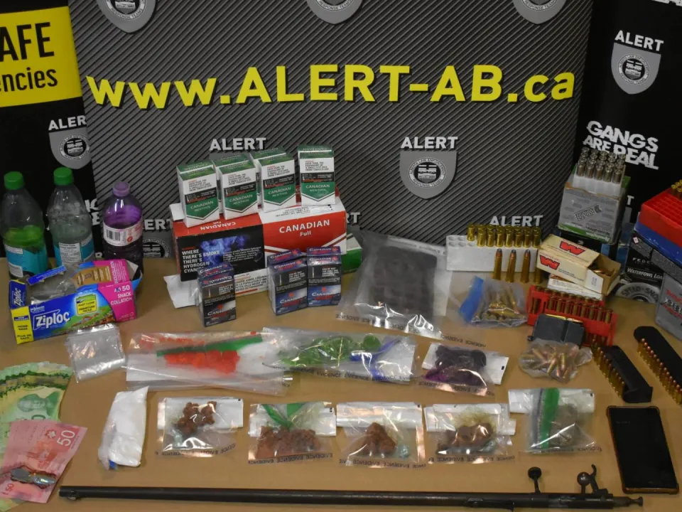Fentanyl and firearm seized in northern Alberta