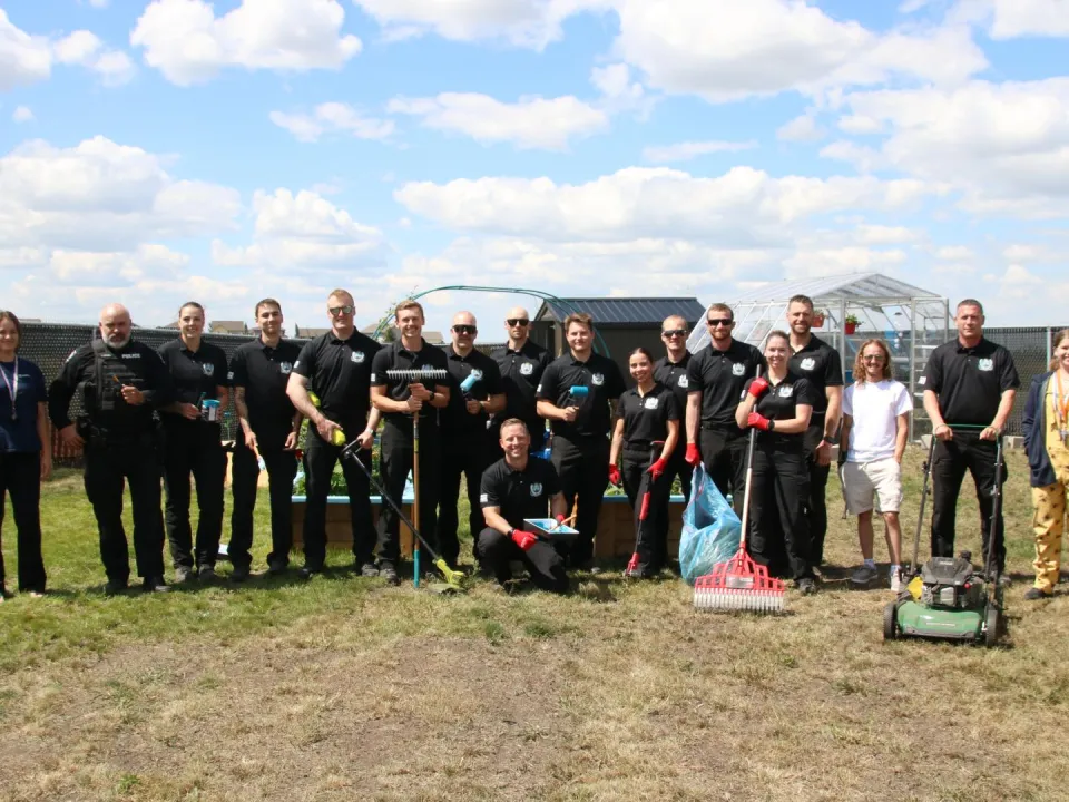 GPPS recruits dig in at Sunrise House